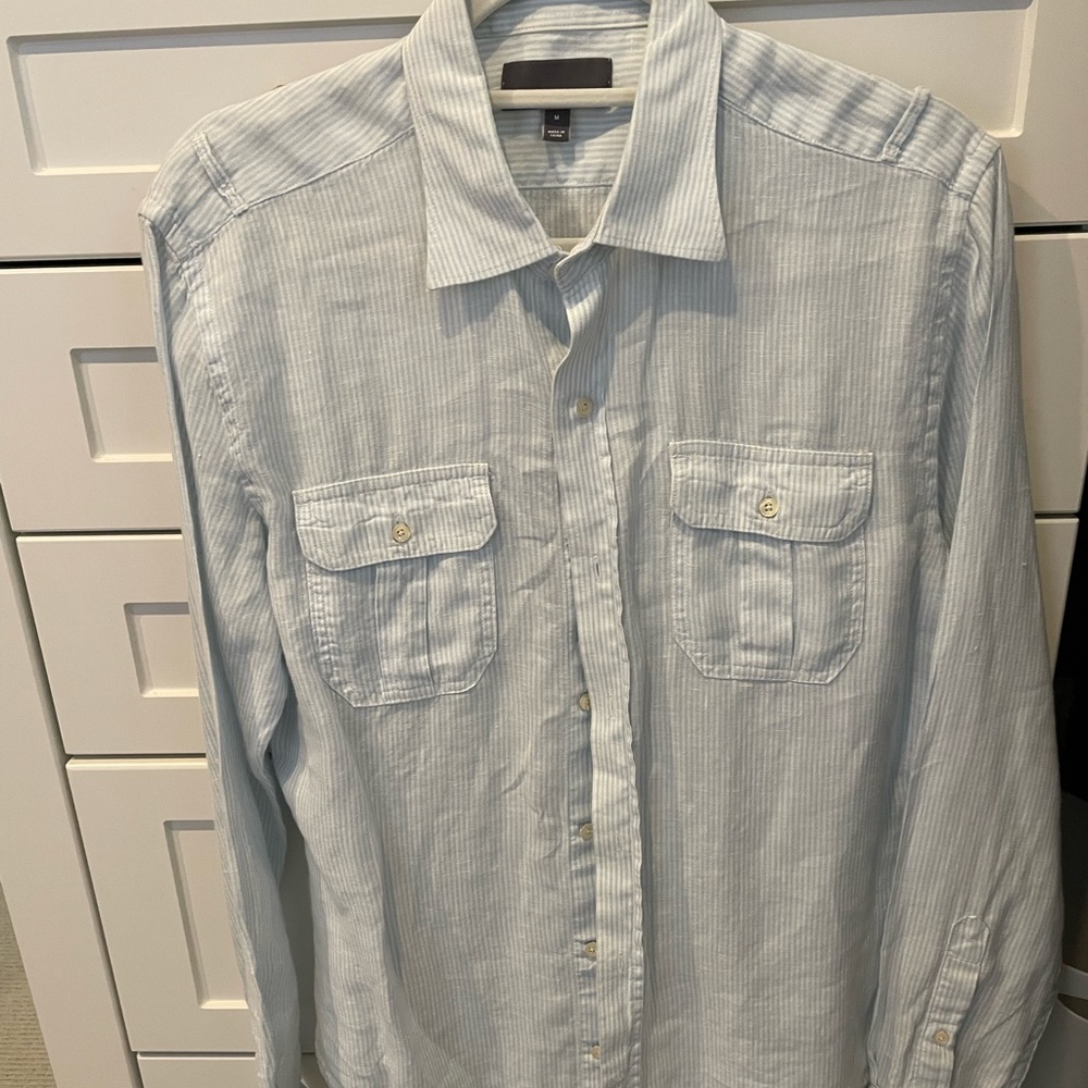 Vince linen button down